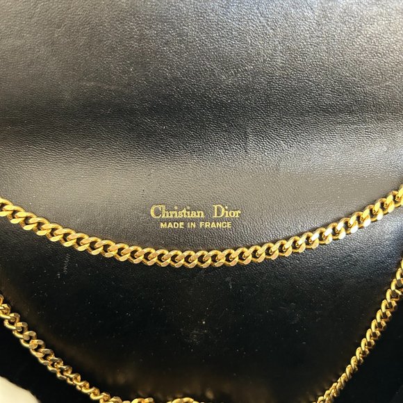 Dior Logo Black Shoulder Bag - Picture 10 of 12